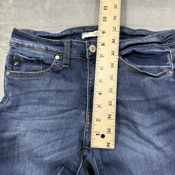 KanCan Jeans Womens 7/27 Blue Skinny Stretch Dark Wash Denim Preppy City Casual - Picture 4 of 9